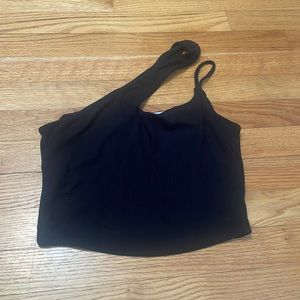 Beivy black crop top